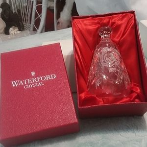 Waterford crystal 1989 Christmas bell
